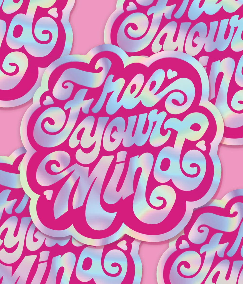 Free Your Mind - Holo Sticker Pack of 2