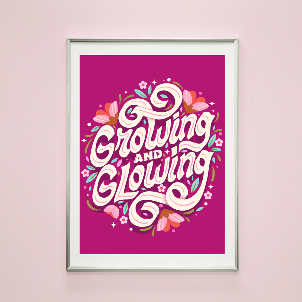 Growing And Glowing 12x16" Print