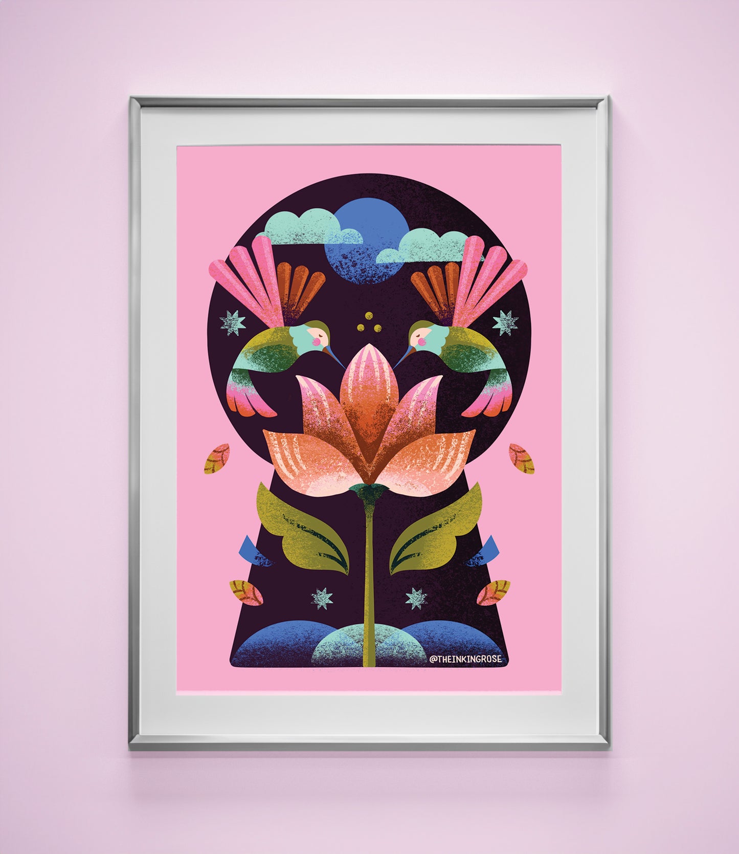 Hummingbirds Poster 11x17" Limited Edition Print