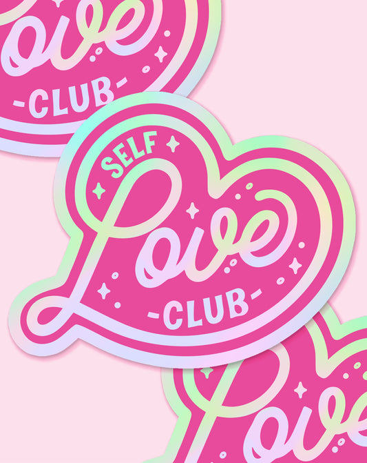 Self-love Club Holo Sticker Pack of 2 (PREORDER)