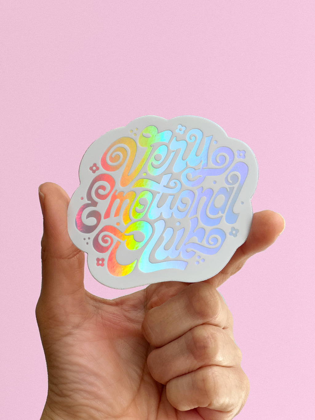 Very Emotional Club Holographic Sticker Pack of 2